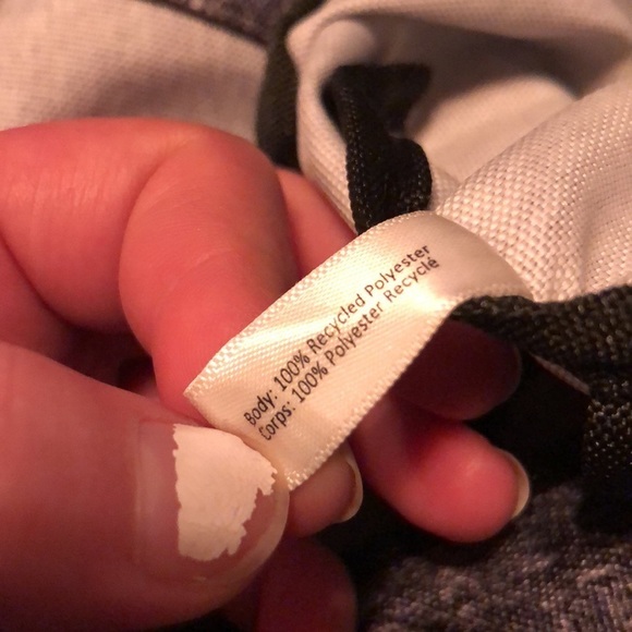 Victorias Secret PINK tote bag full zip top marled gray PINK Dog Logo Travel - Picture 6 of 6